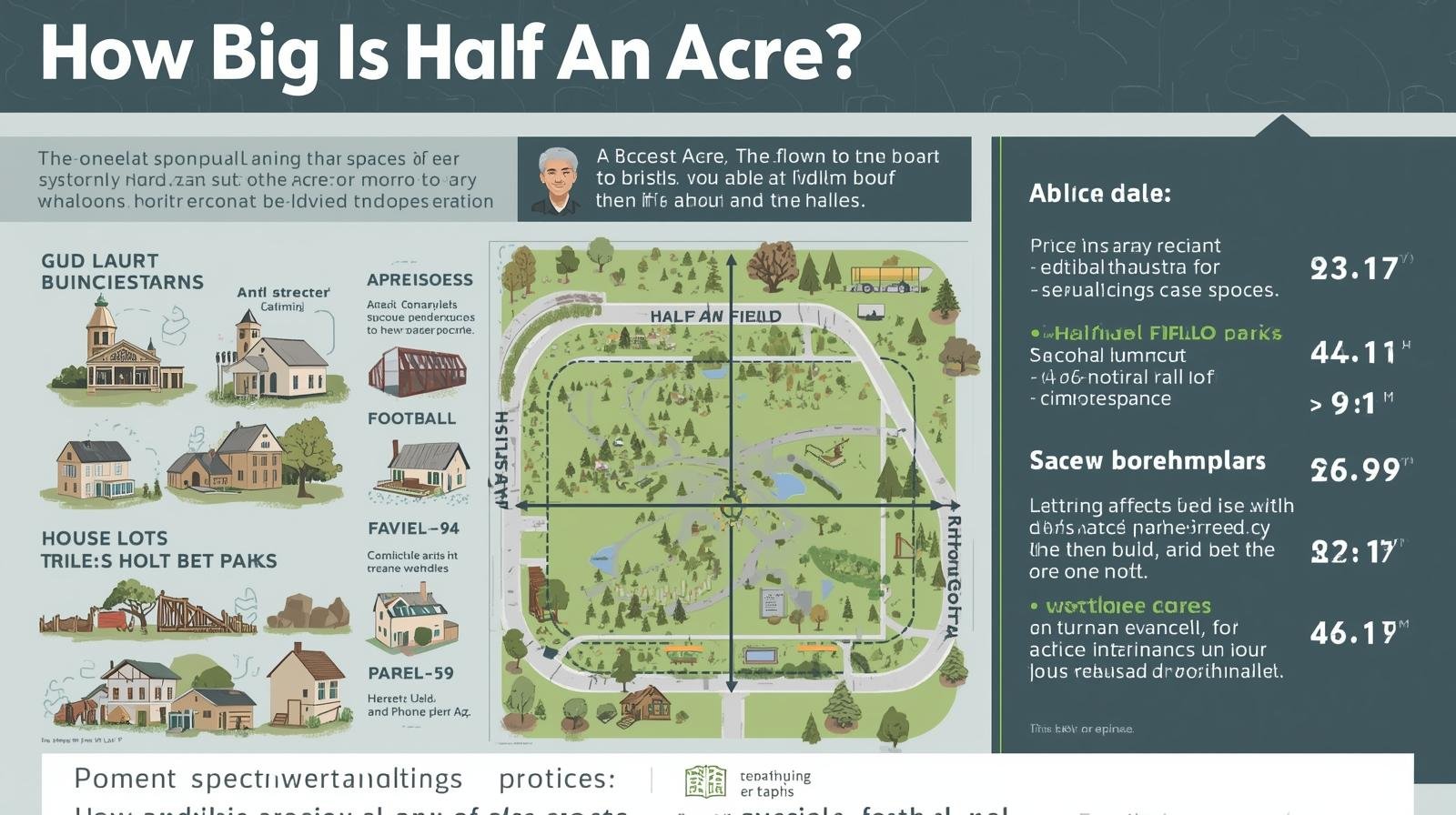 How Big Is Half an Acre? Complete Guide with Real-Life Examples