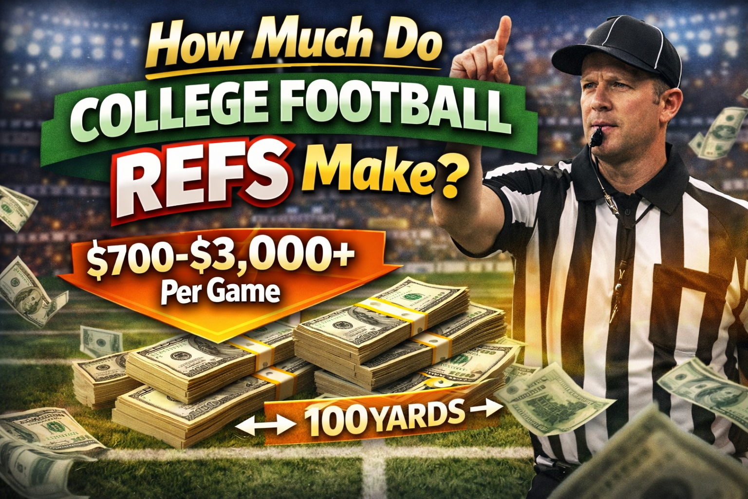 How Much Do College Football Refs Make?