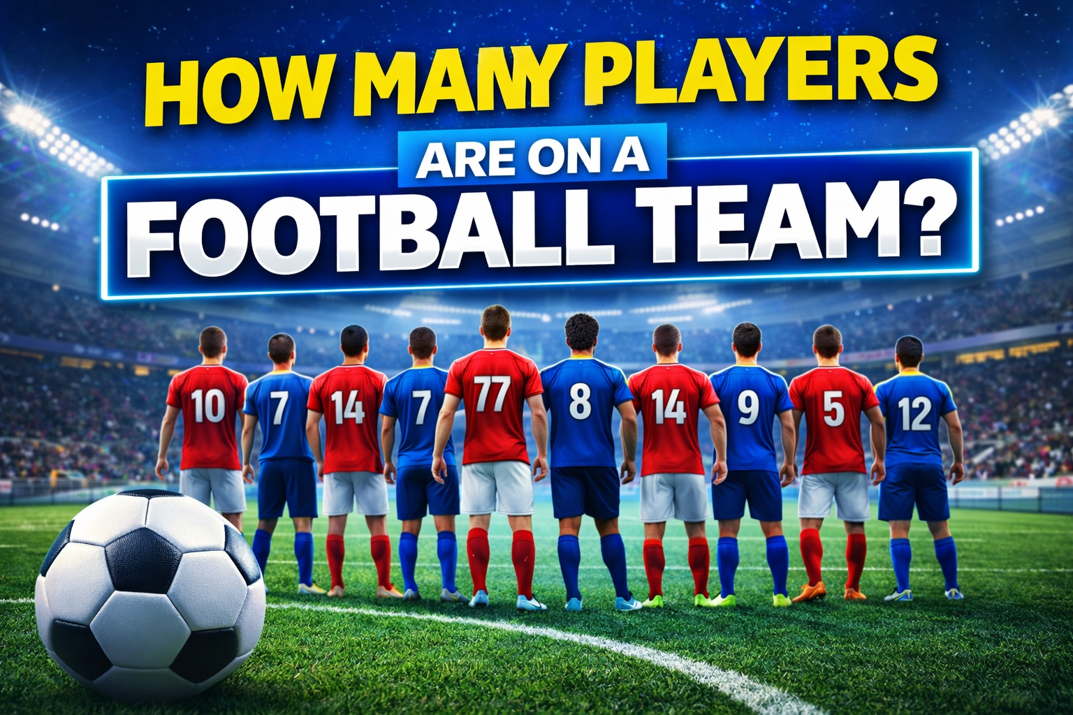 How Many Players Are on a Football Team?