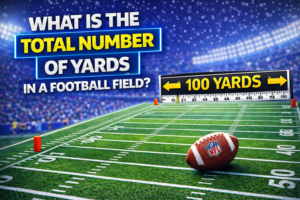 What is the total number of yards in a football field?