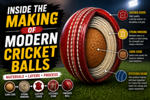 Inside the Making of Modern Cricket Balls