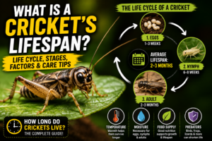 what is a crickets lifespan
