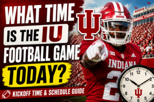 what time is the iu football game today