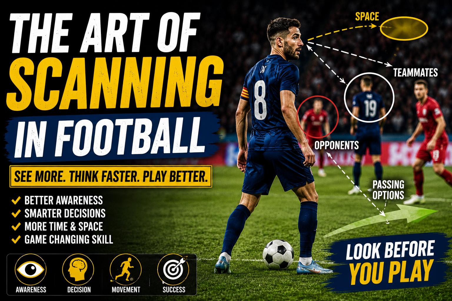 the art of scanning in football