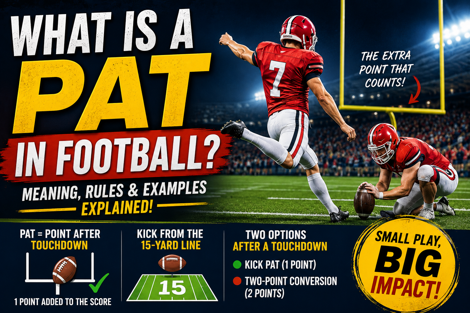 what is a pat in football