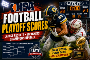 ihsa football playoff scores