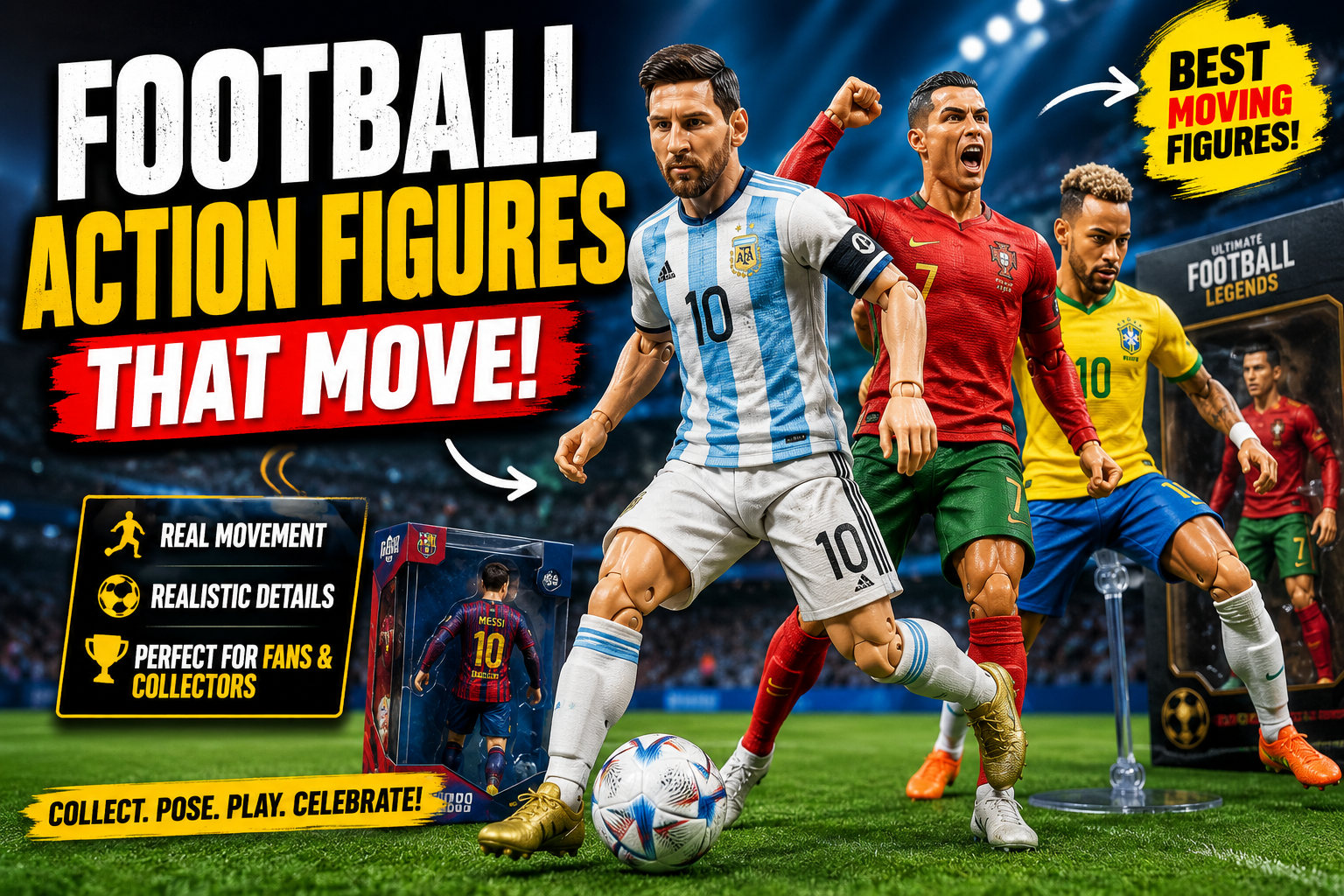 football action figures that move