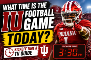 what time is the iu football game today