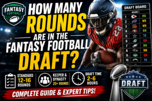 how many rounds are in the fantasy football draft